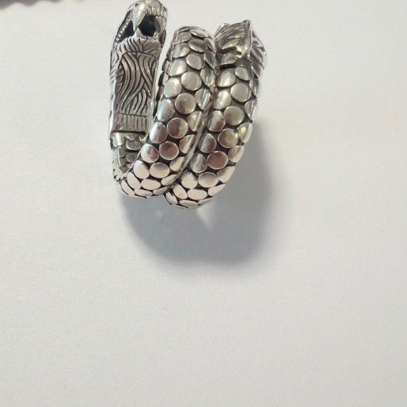 John Hardy Silver Snake Ring Size 6 - Picture 5 of 12